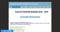 Desktop Screenshot of flaccess.org